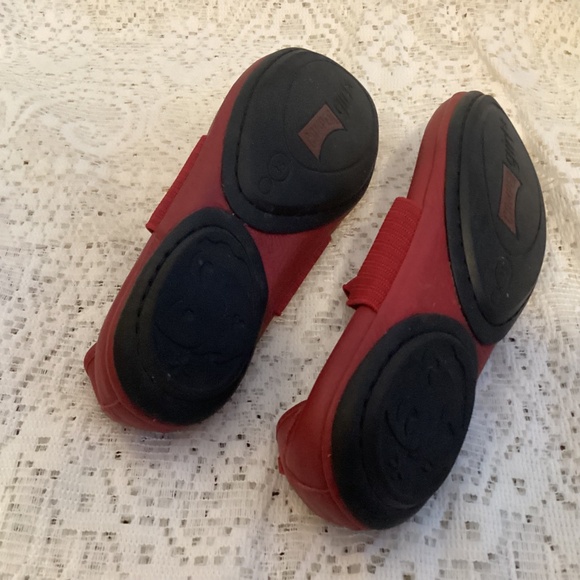 Camper Girls red flats in size 35 - Picture 3 of 3